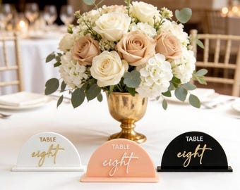 Acrylic Wedding Table Numbers, Modern Reception Table Decor, Party Event Signs, Wedding Centerpiece Decor, Table Number Set