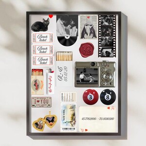 Poster Personnalisé Matchbox – Cadeau Anniversaire ou Saint-Valentin, Téléchargement Numérique