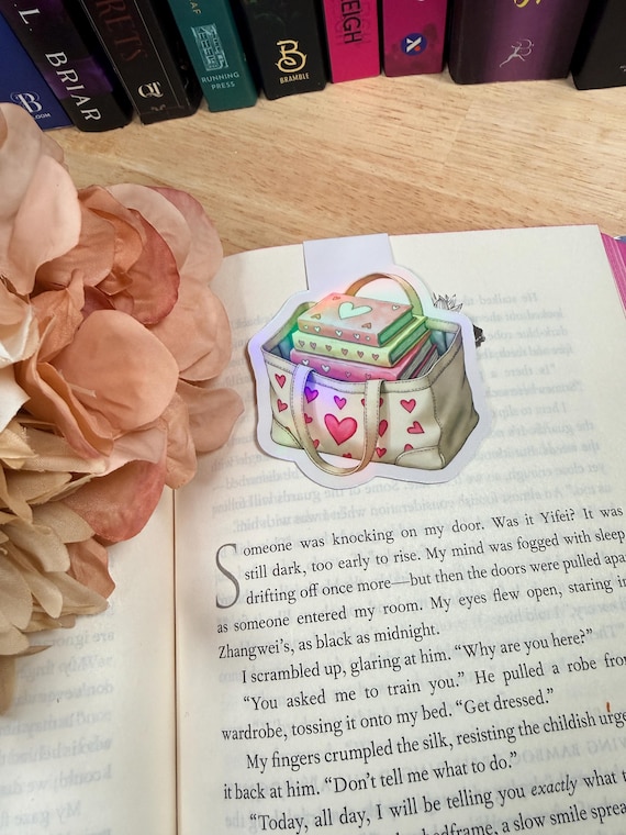 Book Stack Magnetic Bookmark | Cozy Reader Gift