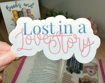 Lost in a Love Story Sticker | Romance Reader Sticker