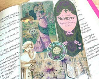 Vintage French Floral Kindle Insert | Parisian Romance Bookish