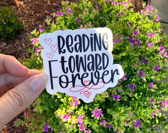 Reading Toward Forever Sticker | Romance Reader Sticker