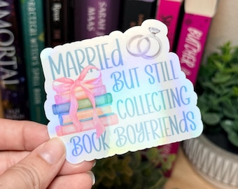 Book Boyfriends Vinyl Sticker: Funny Romance Reader Decal