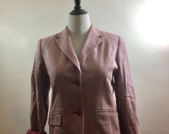 Vintage Clothing, Vintage Blazer, Vintage Pendleton, Pendleton Blazer, Pink Blazer, Vintage Jacket, Pink Pendleton, Vintage, Oregon, Boho