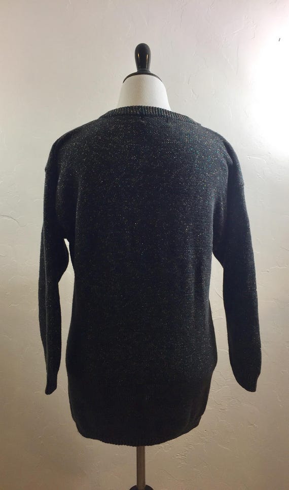 Vintage Sweater, 80s Sweater, Rainbow Sweater,Slo… - image 5