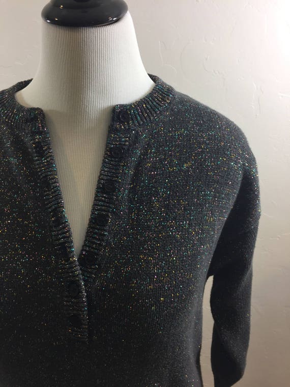 Vintage Sweater, 80s Sweater, Rainbow Sweater,Slo… - image 2