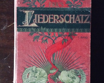 Vintage Liederschatz music book