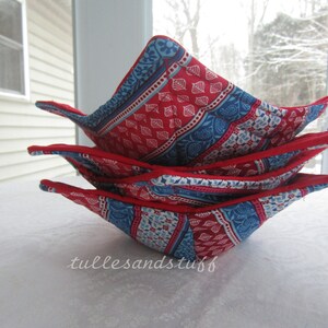 Microwaveable Hot Soup Bowl Cozies, Set Of 4