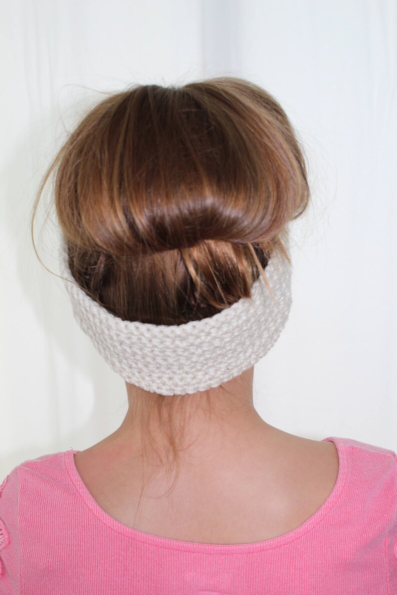 Crochet Ear Warmer Handmade Ear Warmer Adult Head size 21 to 22 Winter Ear Warmer Winter Headband Size Ear Warmer Headband