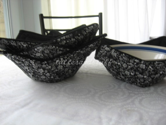 Hot Soup Bowl Cozies, Microwave Safe Bowl Cozy,  Set Of 4