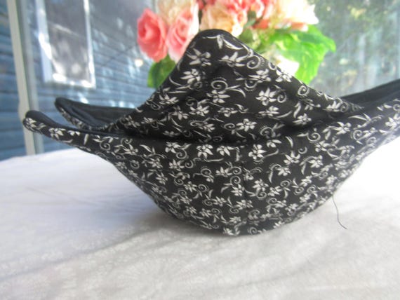 Handmade Hot Soup Bowl Cozy, Microwaveable Bowl Potholder,  Set Of 2