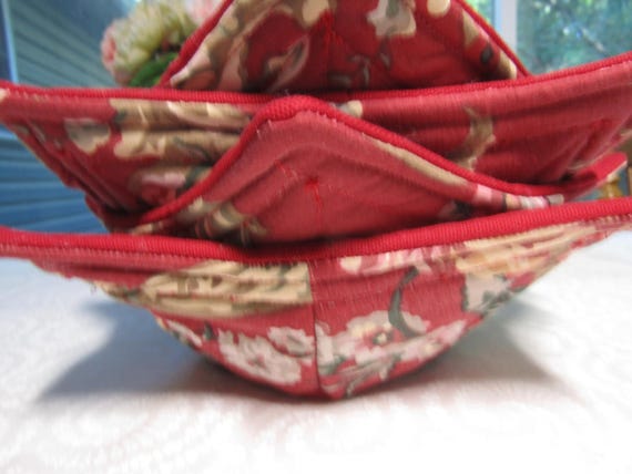 Hand Crafted Microwavable Hot Soup Bowl Cozy  Set Of 4