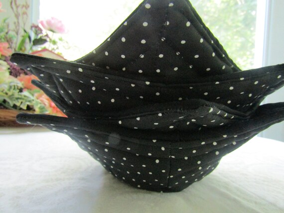 Handmade Microwaveable Soup Bowl Cozy, Set Of 4