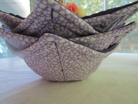Handmade Microwaveable Hot Soup Bowl Cozies, set of 4- 7" Top 5" Bottom.