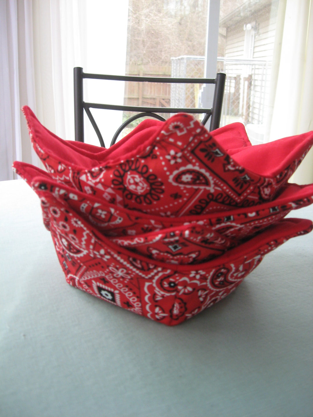 Handmade Bowl Cozy Microwaveable Hot Soup Bowl Cozy Set of Etsy New