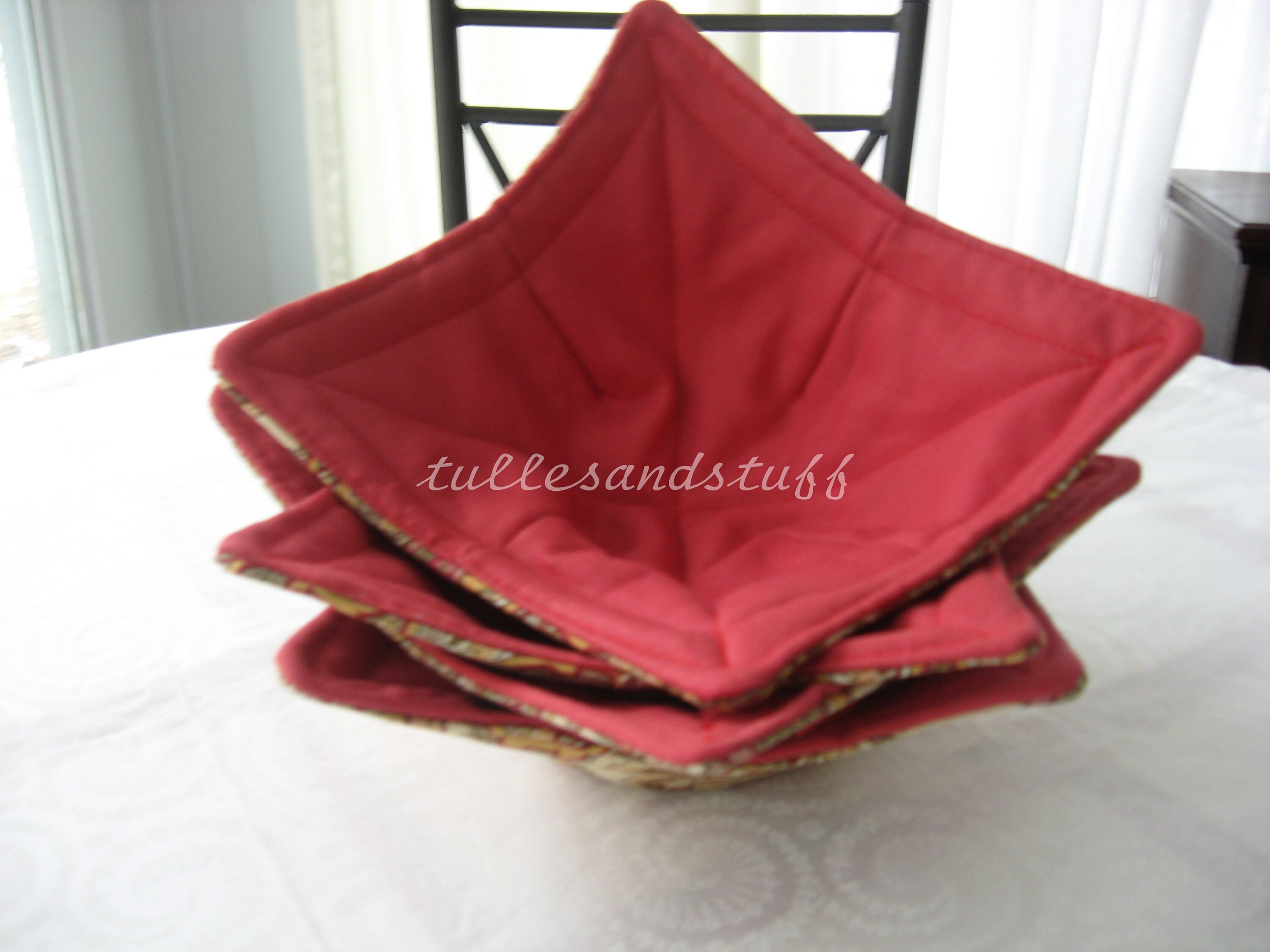 Handmade Bowl Cozy, Hot Soup Bowl Cozy, Cozy Set Of 4