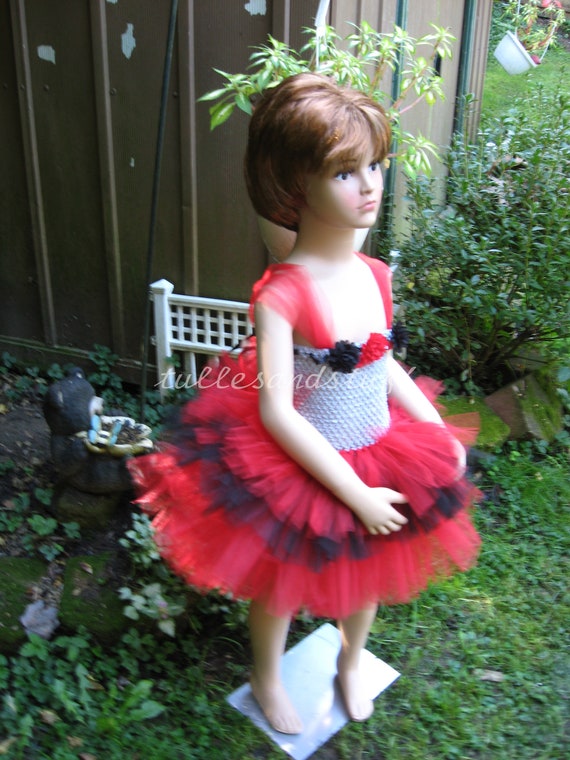 Handmade Beautiful Short Tutu Dress,  Size - 3 To 4 Years