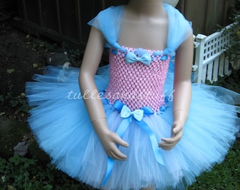 Handmade Girls Short Tutu Dress, Size 3 To 4 Years