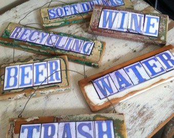 New Orleans Street Signs, Personalized, Salvage Art, Signs, Home Decor, Custom Signs, Recycled Wood