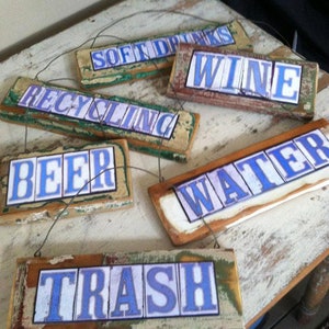 New Orleans Street Signs, Personalized, Salvage Art, Signs, Home Decor, Custom Signs, Recycled Wood