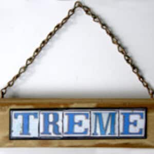 New Orleans Mixed Media Art Treme Straßenschilder Salvage Holz Wandkunst