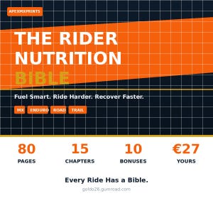 The Rider Nutrition Bible PDF | Motocross Enduro Road Rider Performance Nutrition Guide | 80 Pages | Instant Download