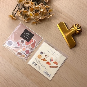 Bread Sticker Flakes, die-cut stickers, Ayu Iwashima, El Commun, Japanese stationery