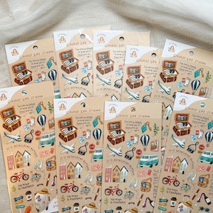 Hoja de pegatinas Choosy Life de MIND WAVE de Japón