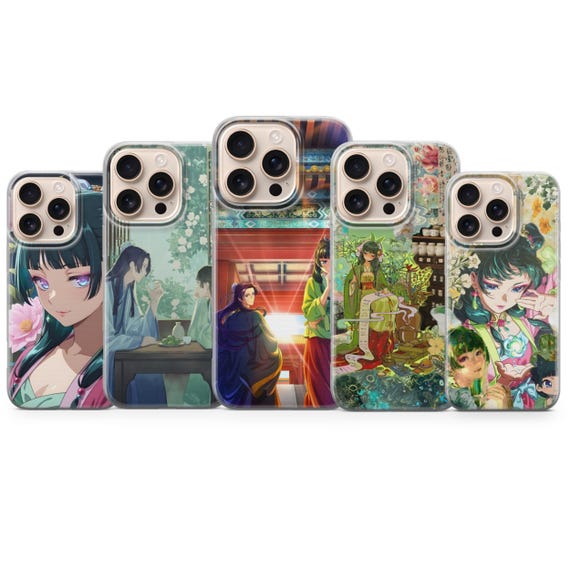 Apothecary Diaries Phone Case, MaoMao Jinshi Cover for iPhone 17 Pro Max, 16e, 15, 14, 12, Samsung S26 Ultra, S25 FE, A56, S24, Pixel 10, 9A