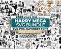Ultimate Wizard SVG Bundle | 2500 Files | Magical Alphabet, Font | Wizard School SVG for Cricut, Silhouette & Canva | Fantasy Clipart Pack