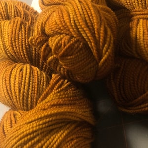 Three skeins Shibui Knits Sock in Honey #1395 Lot 0448 - 100% Superwash Merino