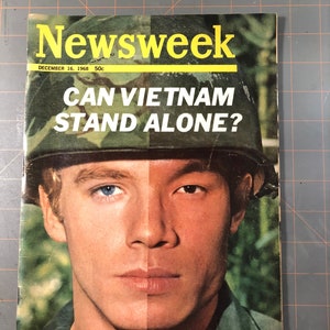 Vintage Newsweek magazine December 16, 1968 - Can Vietnam Stand Alone?