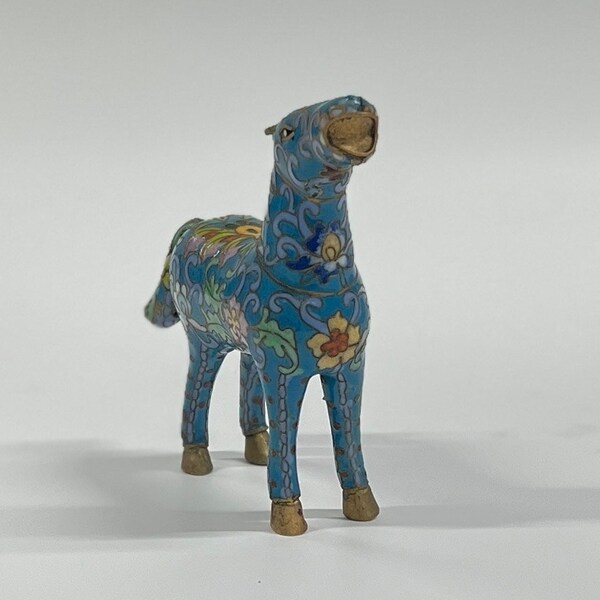 Vintage Cloisonne horse