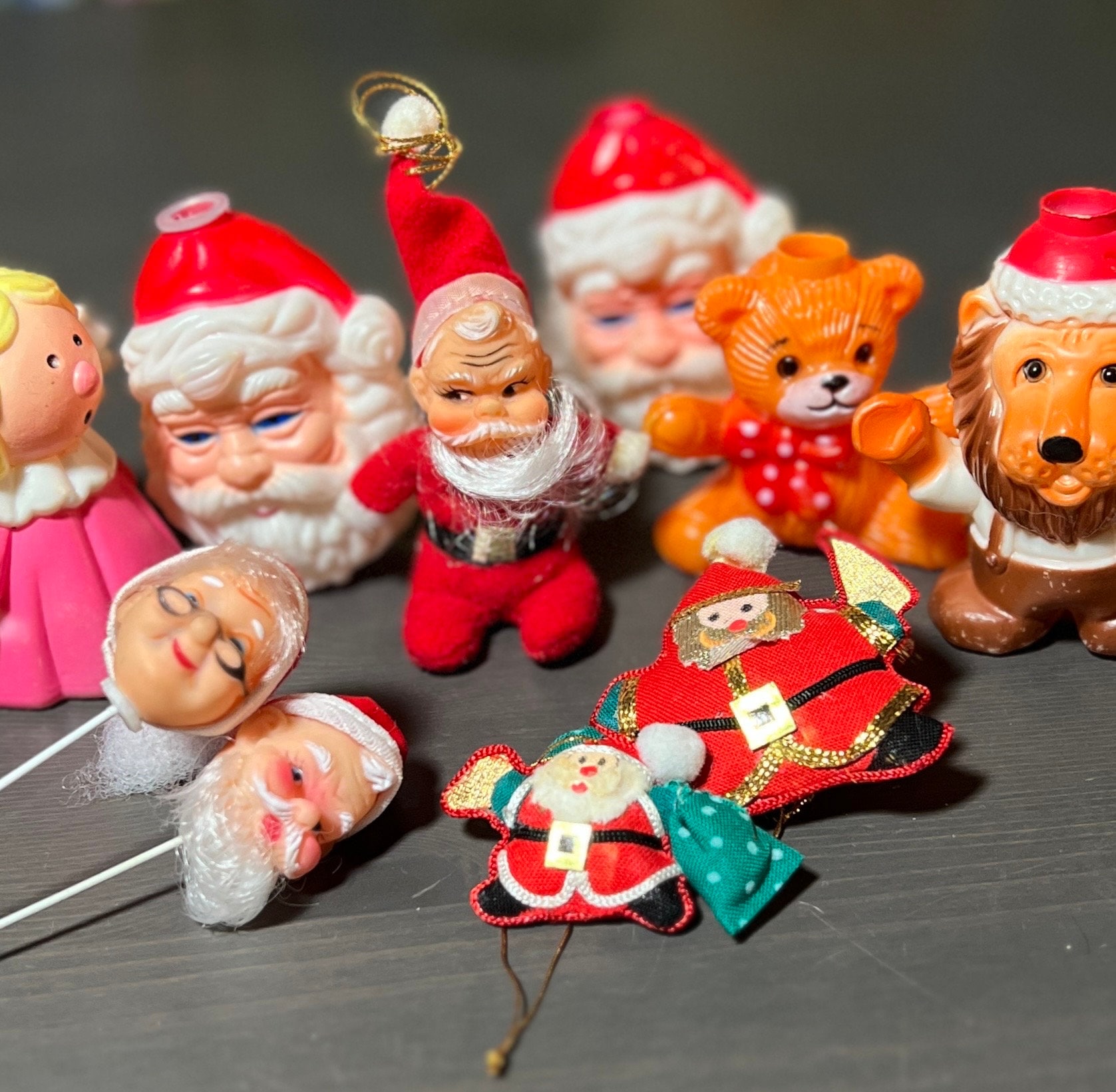 Santa Claus ランプ Xmas ライト christmas 置物 レア Vintage Santa Face Light - Etsy