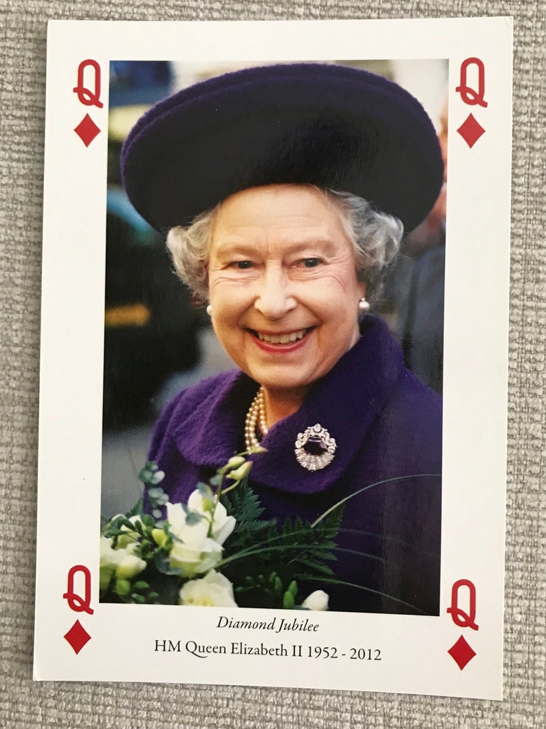 Splendid Queen Splendid Postcards of Queen Elizabeth II, the Crown Jewels, and a Spot ...