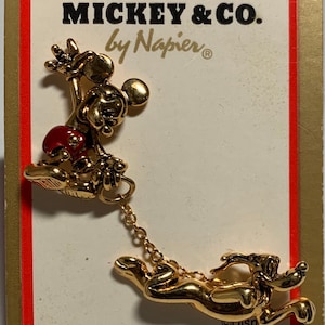 Mickey & Co. - Mickey and Pluto Napier Pin - Walt Disney