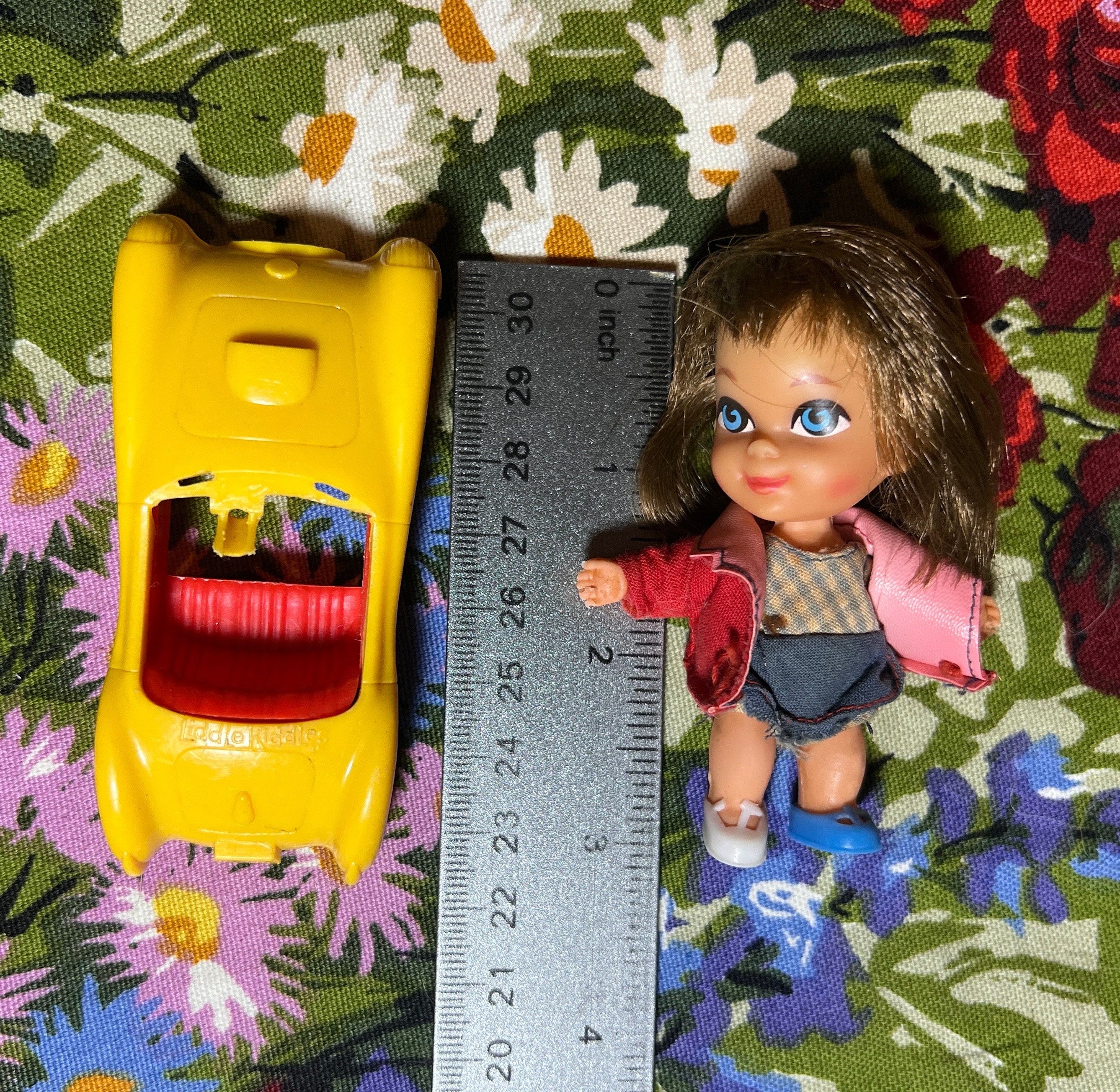 MATEL Liddle Kiddle Biddle Peep 　ヴィンテージ Vintage Mattel Liddle Kiddle Babe Biddle and Car - Etsy