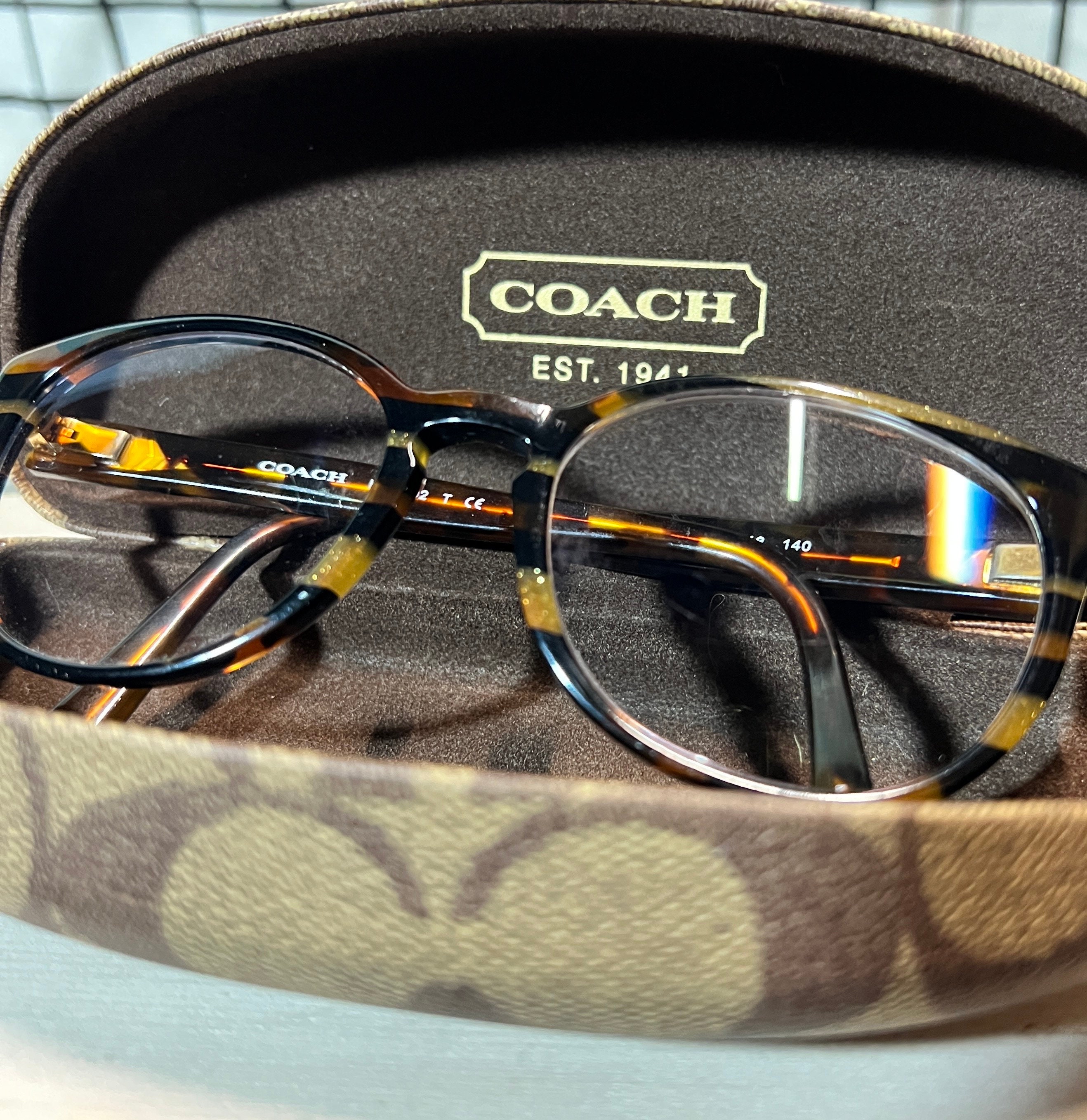 Coach Vintage Glasses Case - Etsy