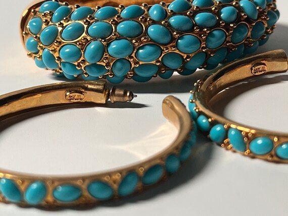 Vintage Signed Kenneth J Lane (KJL) Bracelet and … - image 2