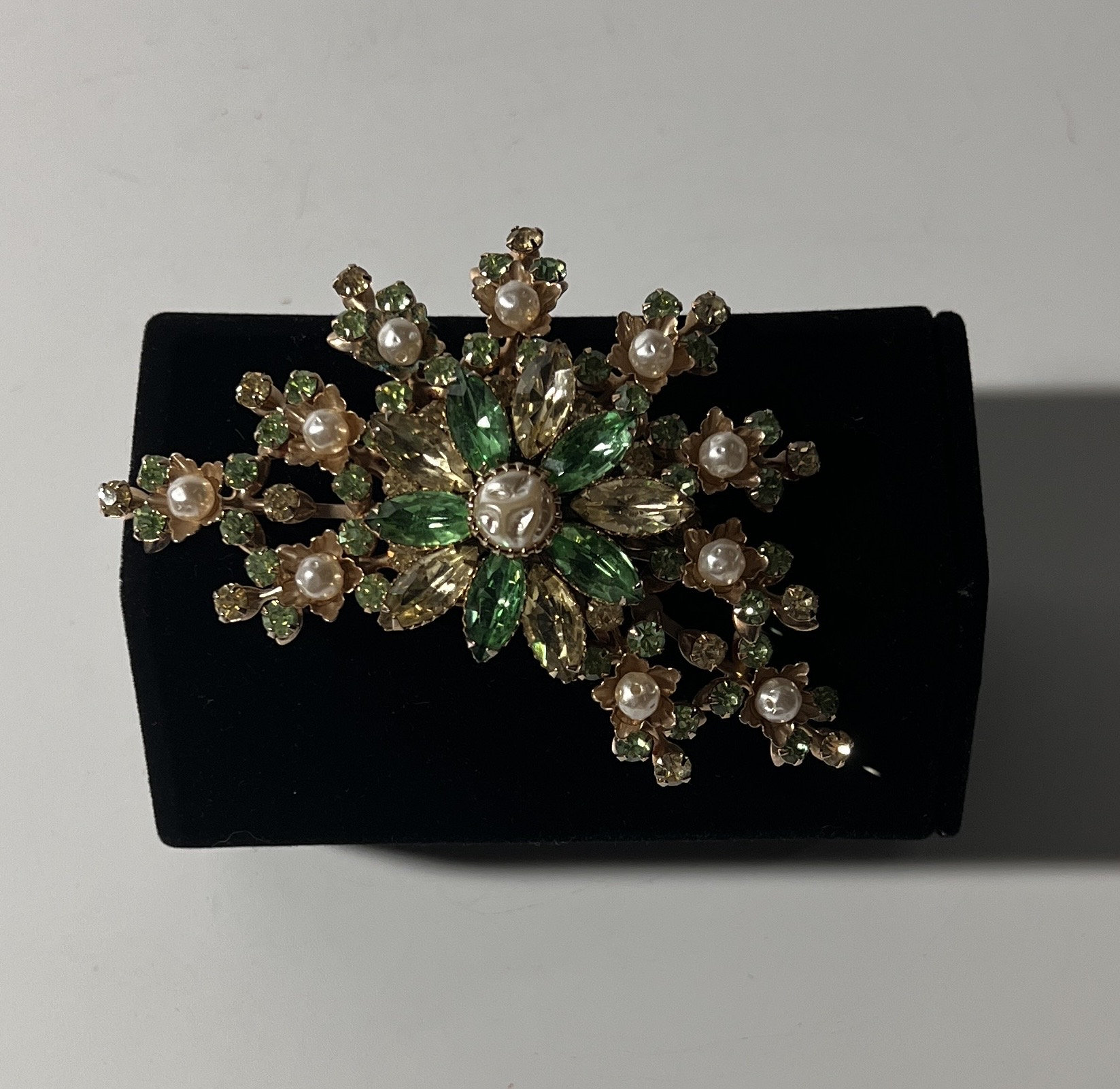 ✧刻印✧ JUDY LEE ジュディーリー ヴィンテージ ブローチ VINTAGE JUDY LEE Brilliant BLUE RHINESTONE PIN - LARGE (C766