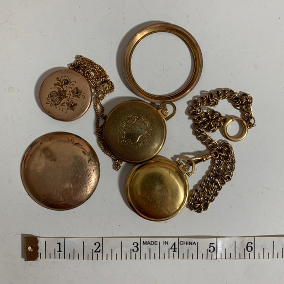 Vintage Pocket Watch Broken Parts +++FREE SHIPPING