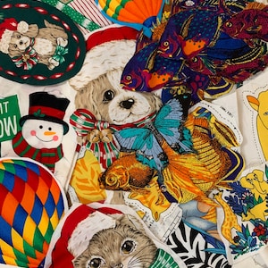 Appliqué Cut Outs Cats Dogs Butterflies Fish