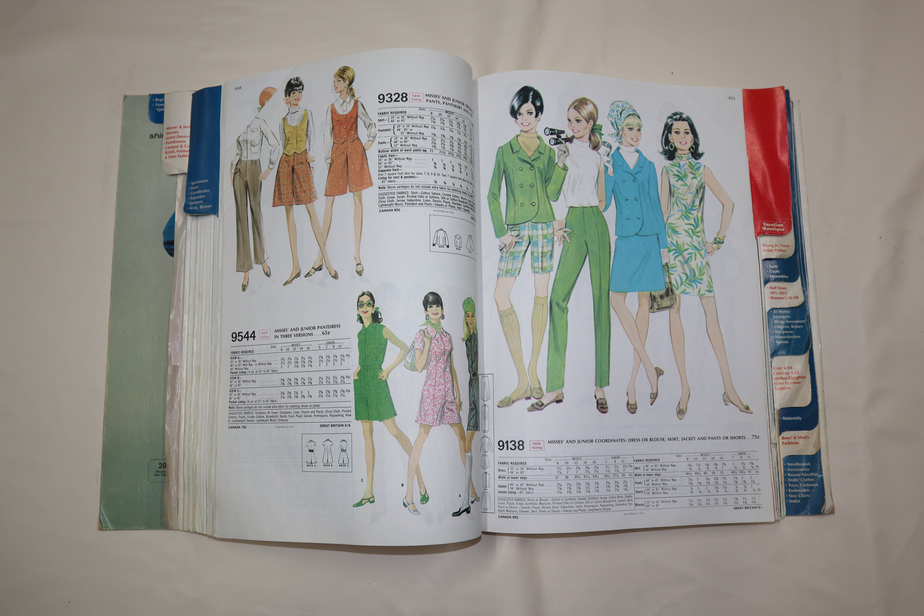 Vintage Mccall's Patterns Store Counter Catalog 1969 Etsy