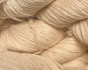 Wool and bamboo yarn for dyeing -- Zohar Fingering 65 Merino/35 Bamboo Rayon