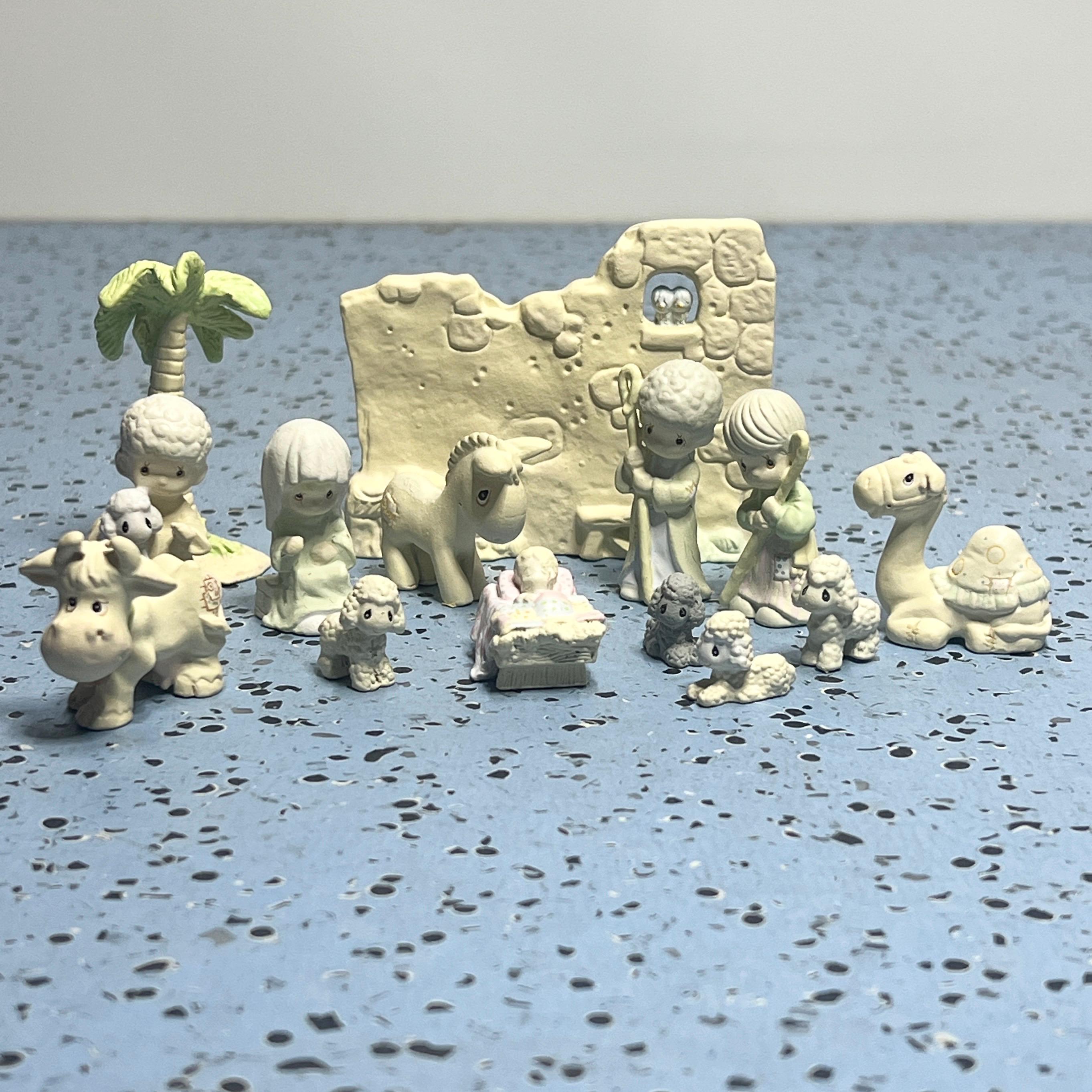 Vintage Precious Moments Nativity - Etsy