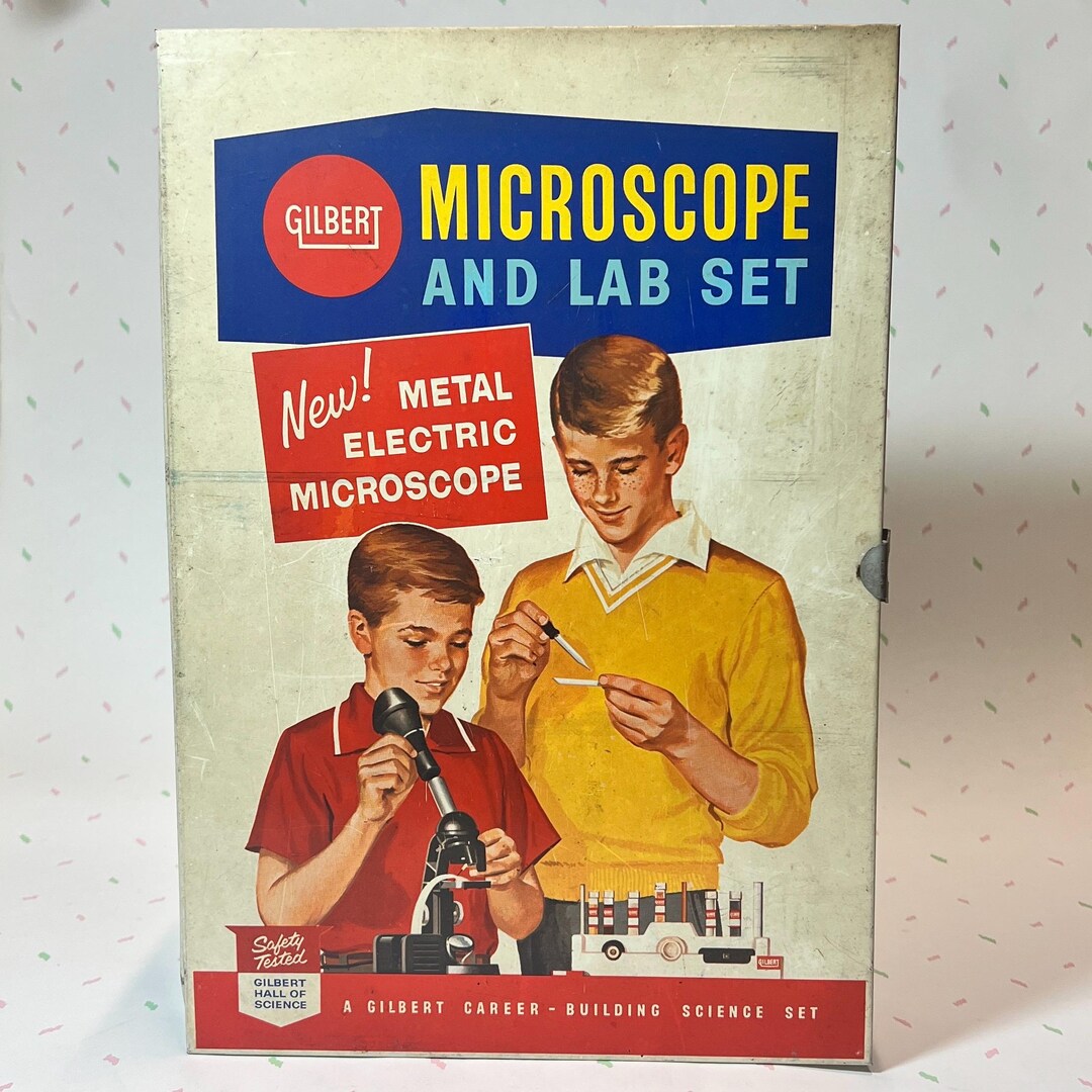 Vintage - Microscope and Lab Set by Gilbert “A Gilbert Career Building ...