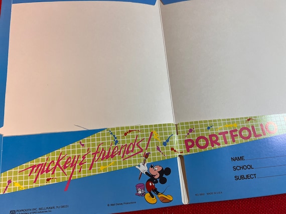 Vintage Eighties School Folders - Lisa Frank - Star Wars - Mickey