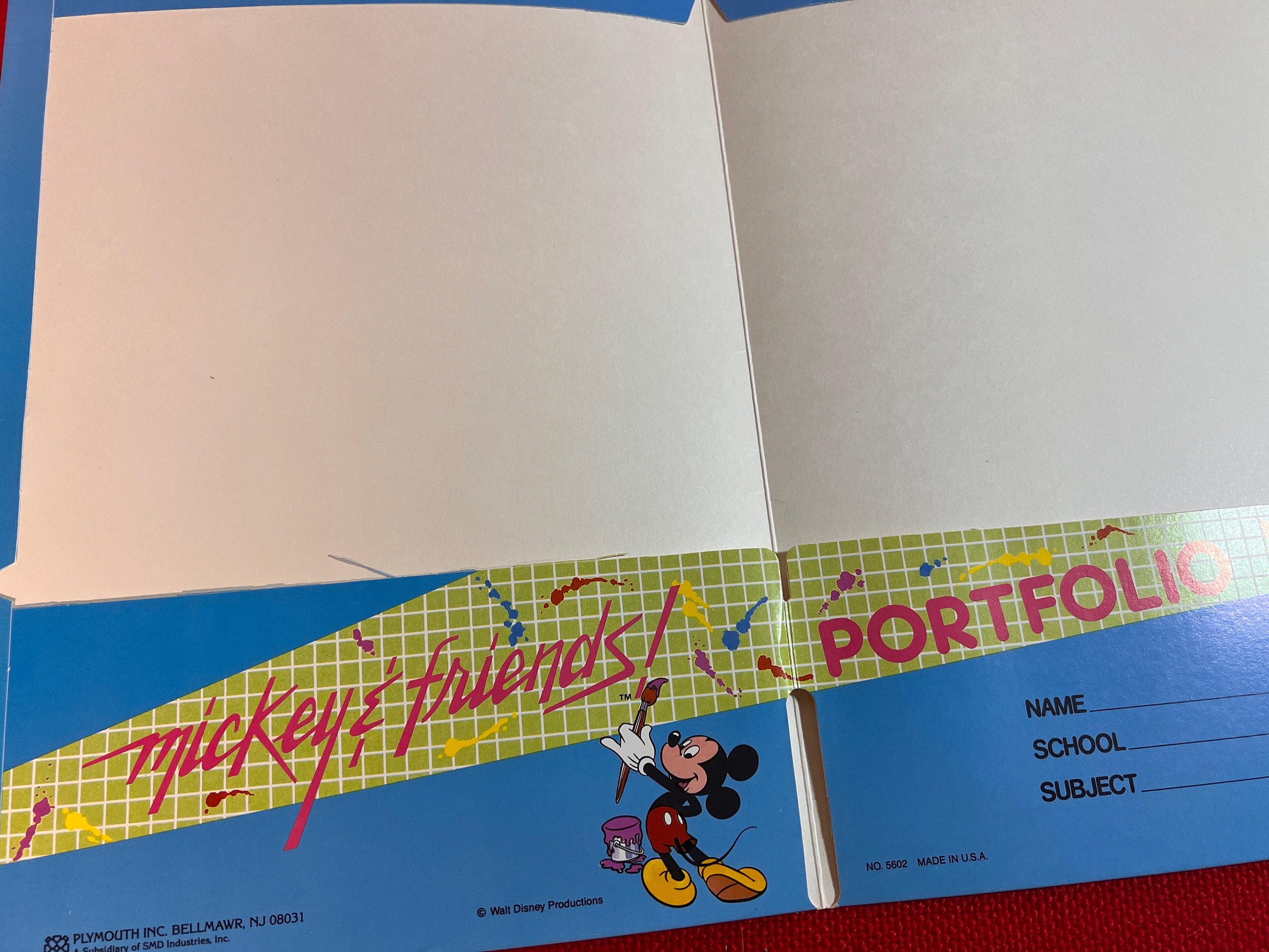 Vintage Eighties School Folders - Lisa Frank - Star Wars - Mickey