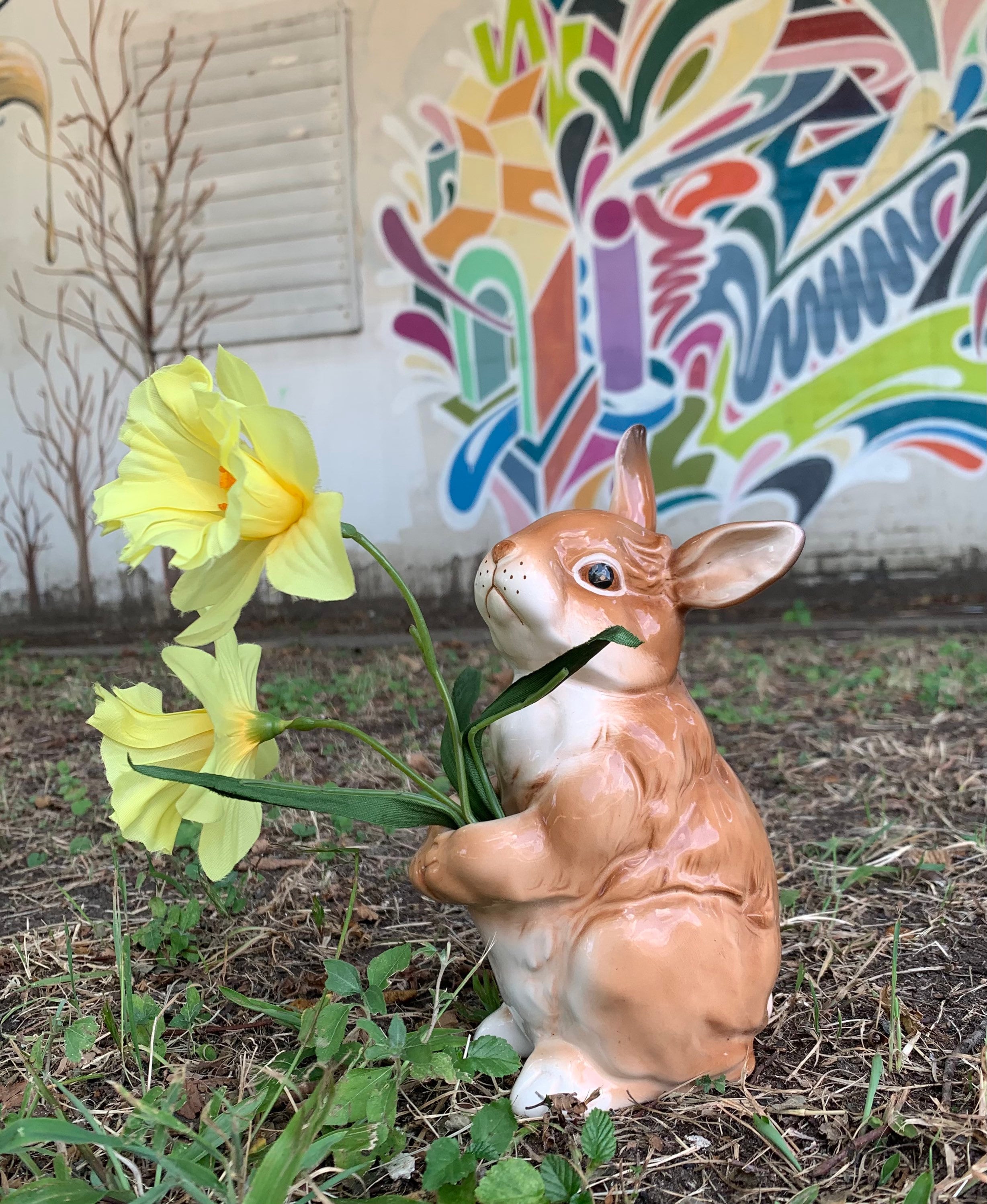 Vintage Petites Choses Bunny Bud Vase Etsy
