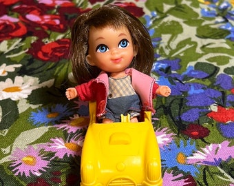 Vintage Mattel Liddle Kiddle Babe Biddle and Car - Etsy